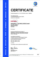 Occupational Health and Safety Certificate DIN ISO 45001:2018